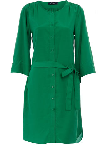 Green flared sleeve dress £15