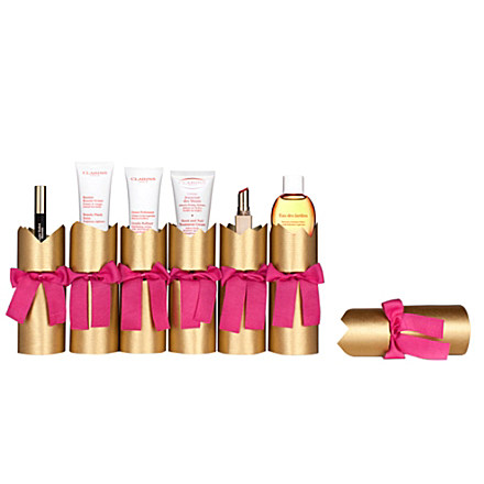  CLARINS Box of six Christmas crackers £39 click to visit Selfridges