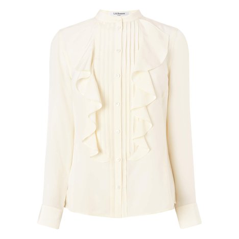 Bijou Frill Front Blouse £145.00 click to visit LK Bennett