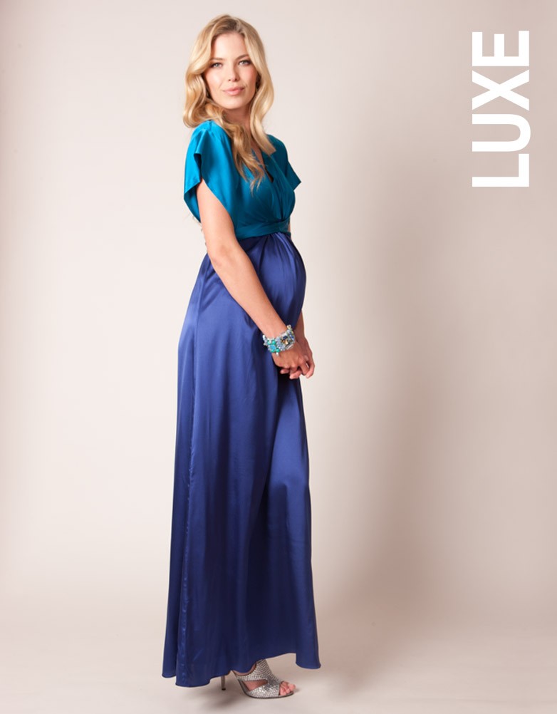 Colour Block Silk Maxi Gown £225.00 click to visit Seraphine
