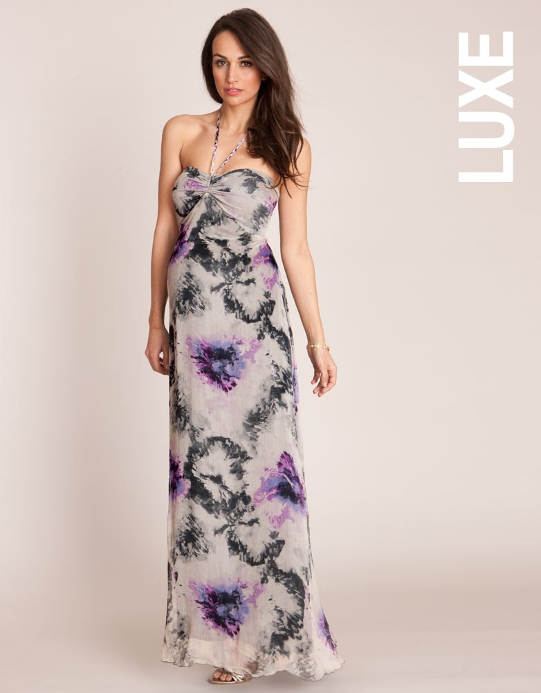 Silk Printed Maxi Dress £125.00 click to visit Seraphine