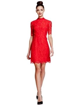 Limited Edition Baroque Lace Fit & Flare Dress £59 click to visit M&S