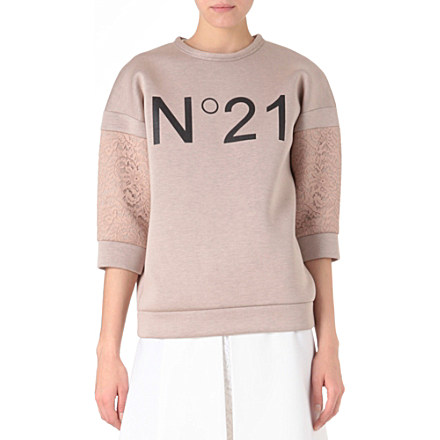 NO. 21 Logo-print sweatshirt £230.00 click to visit Selfridges