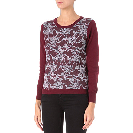IZZUE I.T lace-panel jumper £70.00 click to visit Selfridges