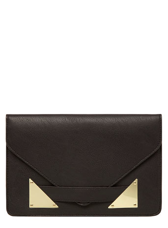 Black envelope clutch Price: £10.00 click to visit Dorothy Perkins