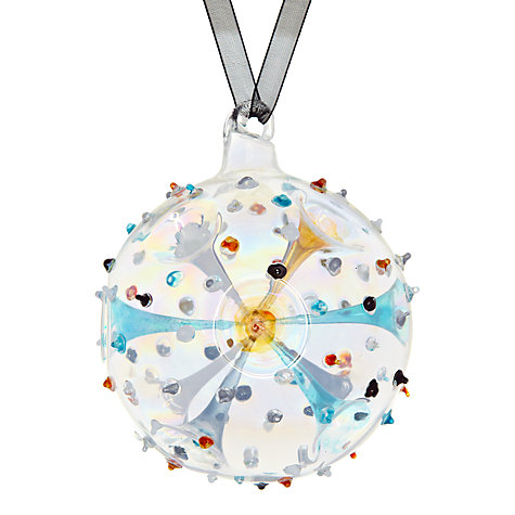 John Lewis Trumpet Glass Bauble , Multi £4 click to visit John Lewis