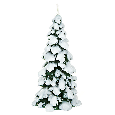 John Lewis Green Snowcapped Tree Candle £4 click to visit John Lewis