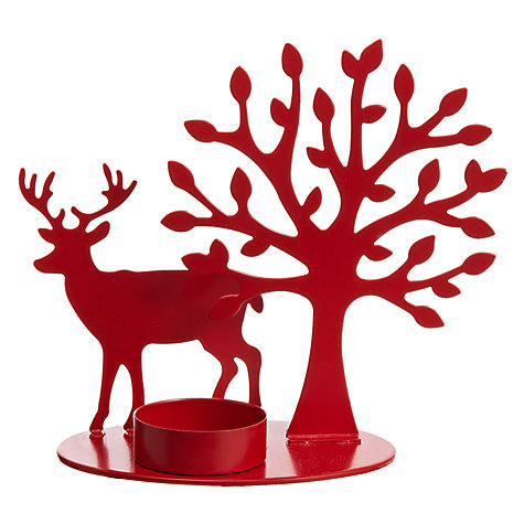 House by John Lewis Reindeer Tealight Holder £7 click to visit John Lewis