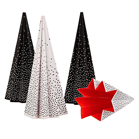 Livingly Pleated Christmas Tree, Set of 4 £12 click to visit John Lewis