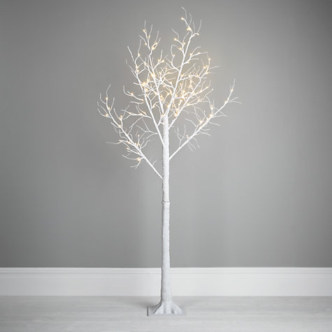 John Lewis Oudoor Pre-lit Paper Tree, White, 6.5ft  £95 click to visit John Lewis