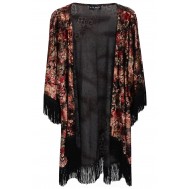 Wine Devore Tassel Kimono £20 click to visit Select