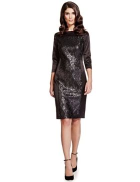 Per Una Speziale Sequin Embellished Panelled Shift Dress £99 click to visit M&S