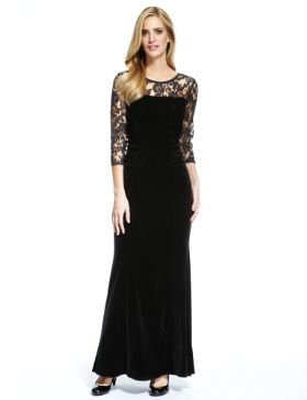 M&S Collection Lace Yoke Bodice Maxi Dress £59 click to visit M&S