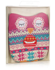 Knitted Owl Cosy Cushion Hottie £18 click to visit Accessorize