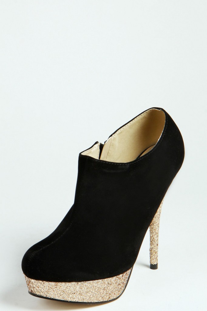 Saskia Shimmer Platform Contrast Shoe Boots Product code: azz38966 £18 click to visit Boohoo