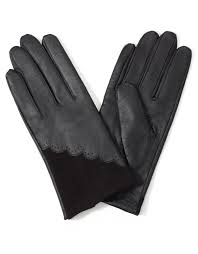 Gemma Scallop Leather Gloves £22 click to visit Accessorize