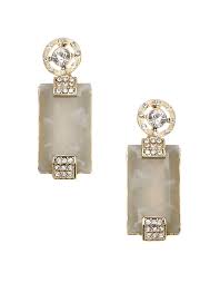 Deco Stone Short Drop Earrings £12 click to visit Accessorize