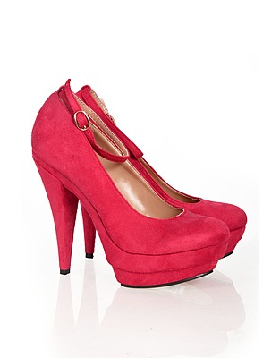Red Strappy Insert Island Platform £18 click to visit Select