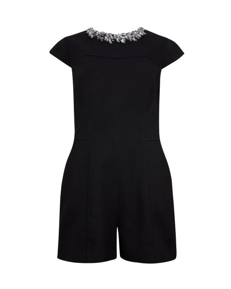  EVELIN Embellished neck playsuit     £169.00 click to visit Ted Baker