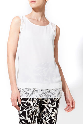 Ivory Lace Insert Camisole     Price: £28.00 click to visit Wallis