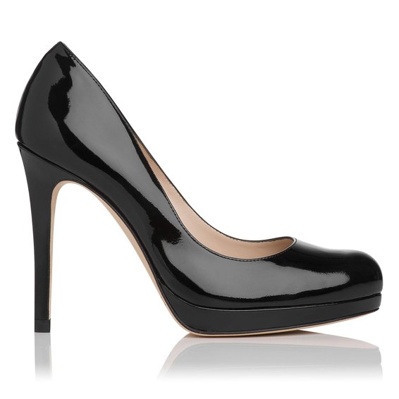 Sledge Patent Leather Platform Court Shoe £195 click to visit LK Bennett