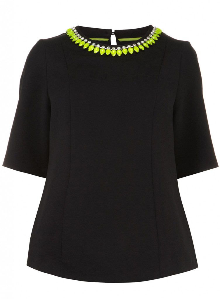 Collection Black Embellished Top Price: £50.00 click to visit Evans