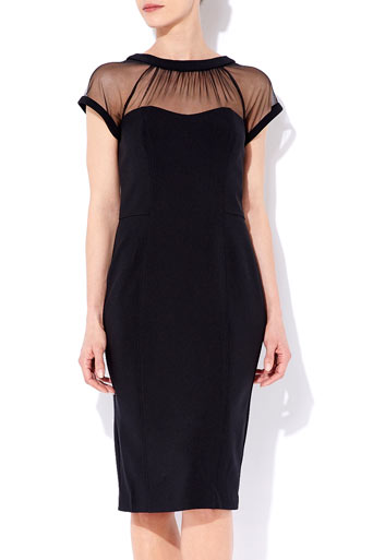 Black Mesh Top Dress     Was £55.00     Now £52.25 click to visit Wallis