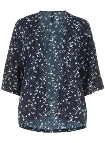 Evans Blue Bird Print Cover Up Price: £25.00 click to visit Evans