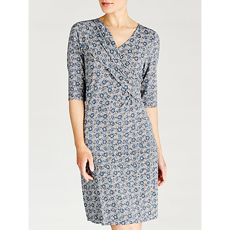 Sandwich Jacquard Wrap Dress, Navy £89 click to visit John Lewis