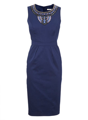 Navy Embellished Shift Dress     Price: £49.00 click to visit BHS