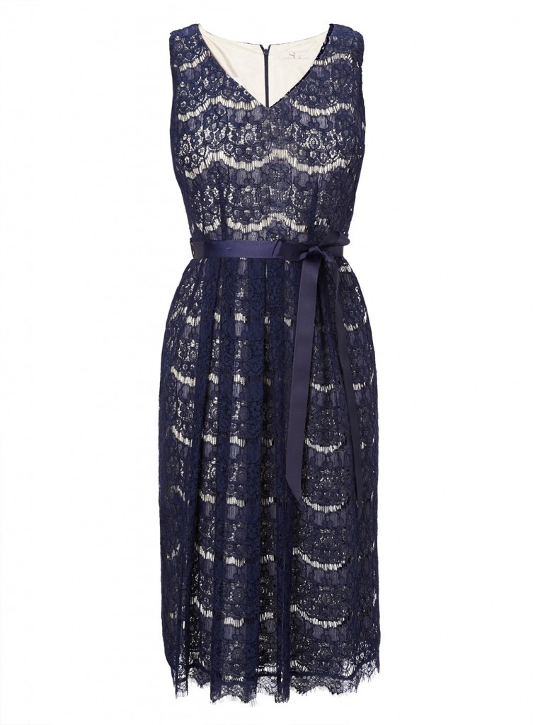 Navy Scalloped Lace Dress     Price: £45.00 Click to visit BHS