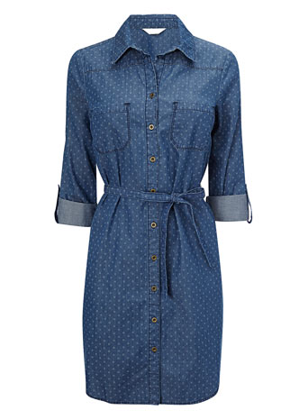 Printed Denim Shirt Dress     Price: £28.00 click to visit BHS