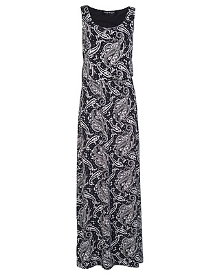 Black Mono Paisley Blouson Maxi Dress £16 click to visit Select