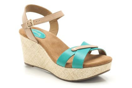 Perfect Laugh 4 (4 reviews) Turquoise Leather Womens Casual Sandals £43.99 click to visit Clarks