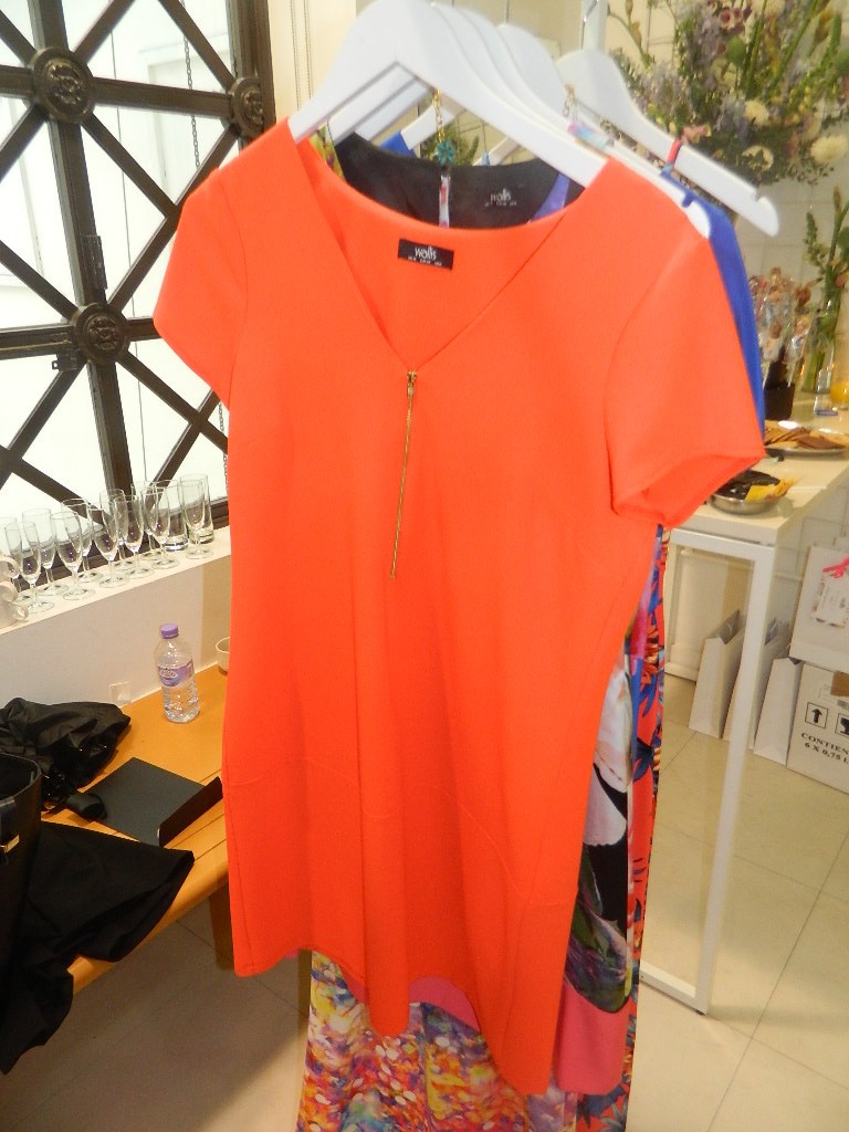 Orange Zip Front Crepe Dress     Was £35.00     Now £28.00 click to visit Wallis