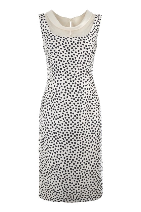Square Spot Shift Dress Item No 010/031280/245 / Price £149.00 click to visit Jacques Vert