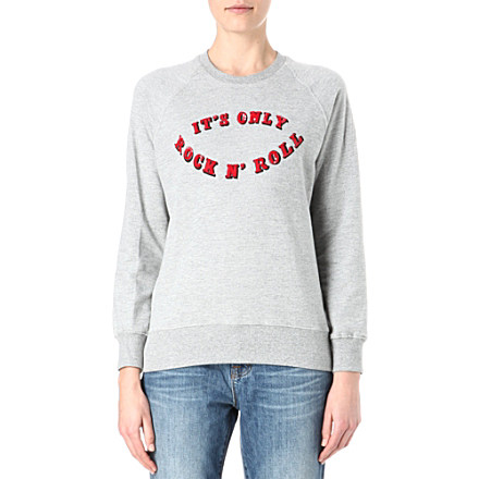 MARKUS LUPFER It's only rock n' roll sweatshirt now £95 click to visit Selfridges