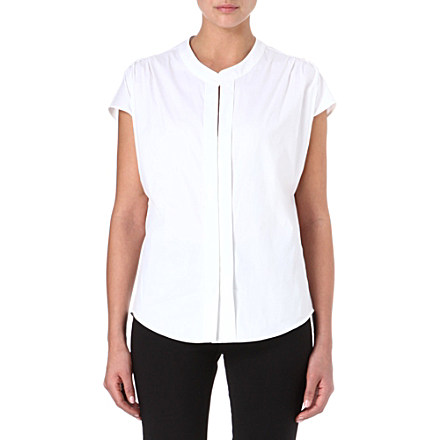 ARMANI COLLEZIONI Cap-sleeved top was £190 now £95 click to visit Selfridges