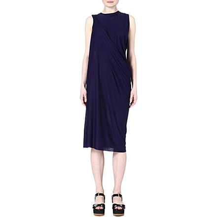 ACNE Draped jersey dress now £95 click to visit Selfridges