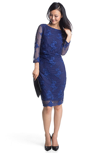 embroidered mesh dress £ 75.00 click to visit Esprit