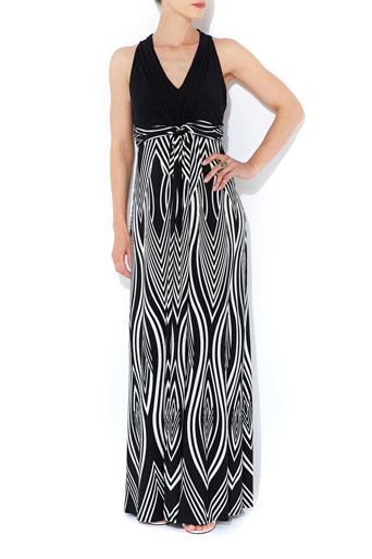 Monochrome Tribal Print Maxi     Was £48.00     Now £30.00 click to visit Wallis