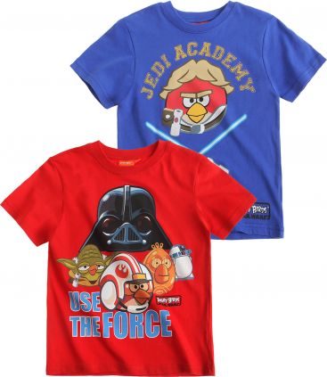 Angry Birds Star Wars 2 Pack T-Shirt red £9.95 click to visit LamaLoLi
