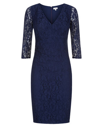 Navy Lace Shift Dress now £79.20 click to visit Kaliko 
