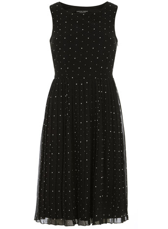 Spot Pleated Mesh Midi Dress Was £38.00 Now £30.40 click to visit Dorothy Perkins