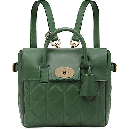  MULBERRY Mini Cara quilted nappa-leather backpack £995 click to visit Selfridges