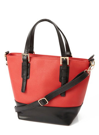 Red Colourblock Grab Bag Price: £19.00 click to visit BHS
