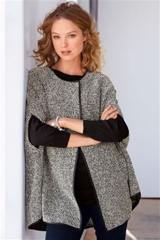 Knit Look Cape £38 click to visit Next 