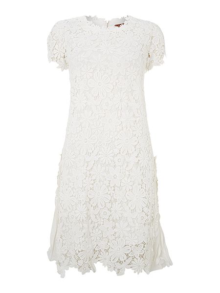 Jolie Moi Crochet lace swing dress now £74.99 click to visit House of Fraser