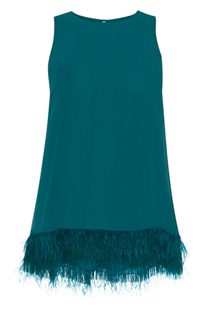 LILI FEATHER TOP £85.00 click to visit Coast