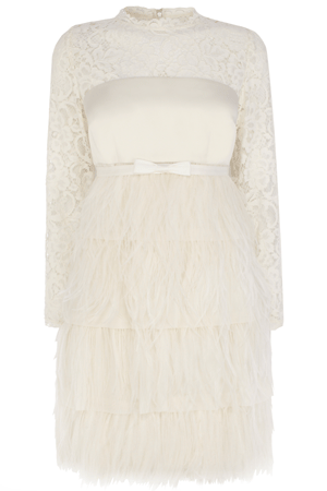 CHERISH FEATHER DRESS £250.00 click to visit Coast